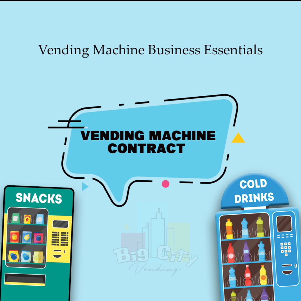 Vending Machine Placement Contract Template - Digital Download