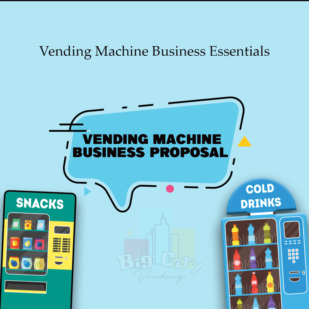 Vending Machine Business Proposal Template - Digital Download