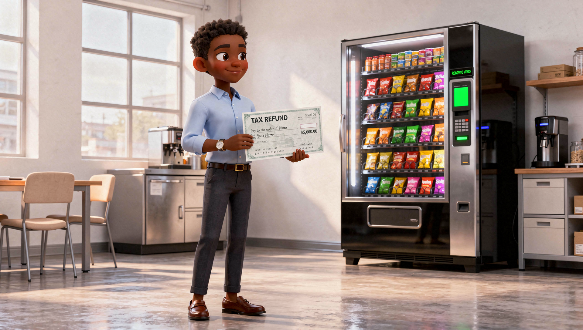 Taking Your Tax Refund and Starting a Vending Machine Business: A Step by Step Guide for Beginners